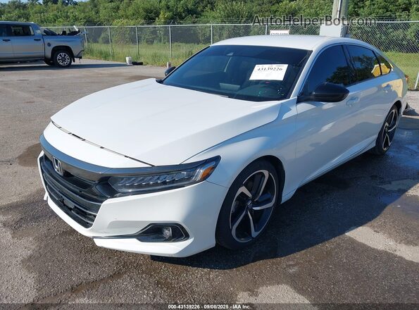 1HGCV1F36NA018320 2022 HONDA ACCORD White Przód lewy