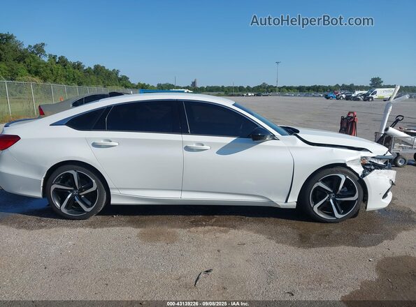 1HGCV1F36NA018320 2022 HONDA ACCORD White Widok wnętrza z tyłu