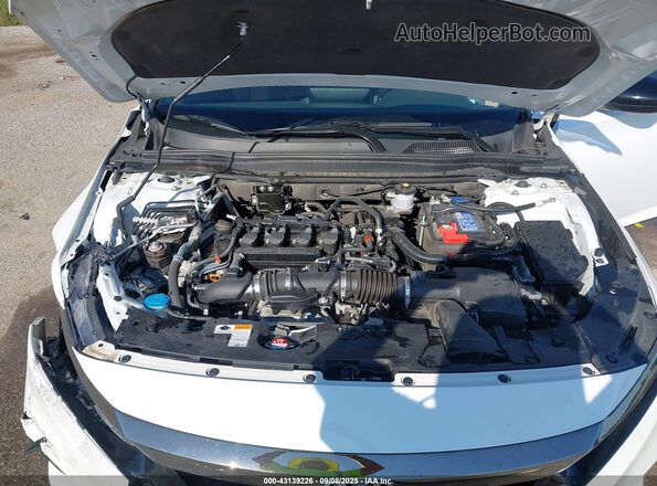 1HGCV1F36NA018320 2022 HONDA ACCORD White Widok z tyłu