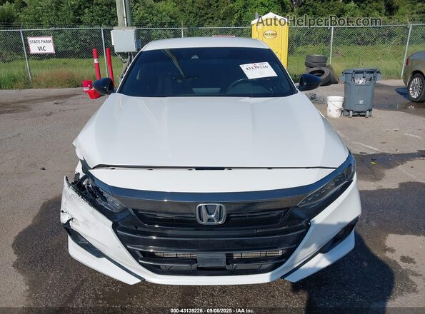 1HGCV1F36NA018320 2022 HONDA ACCORD White Widok zestawu wskaźników