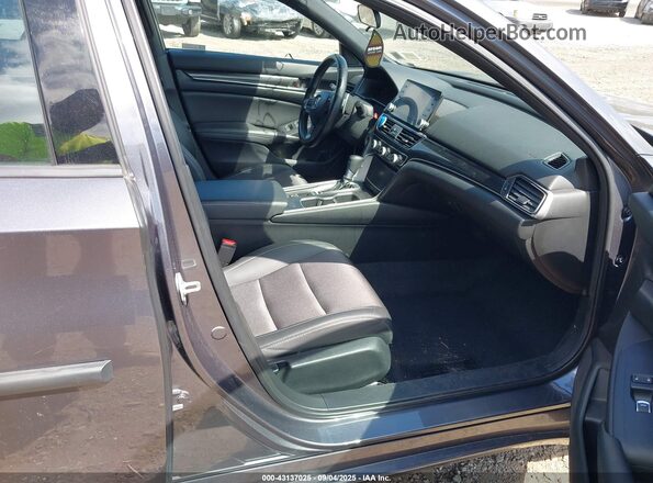 1HGCV1F37LA098076 2020 HONDA ACCORD Pewter Вид салона спереди