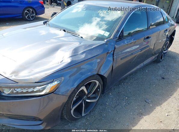 1HGCV1F37LA098076 2020 HONDA ACCORD Pewter Вид спереди