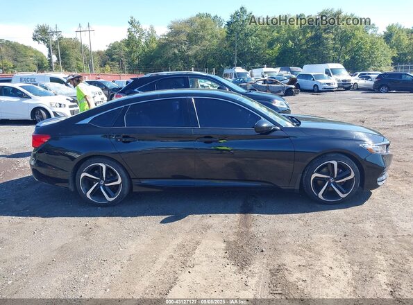 1HGCV1F37LA120321 2020 HONDA ACCORD Black Vista del cuadro de instrumentos