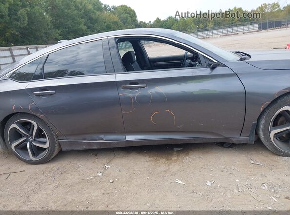 1HGCV1F38LA093923 2020 HONDA ACCORD Серый Вид задней части салона