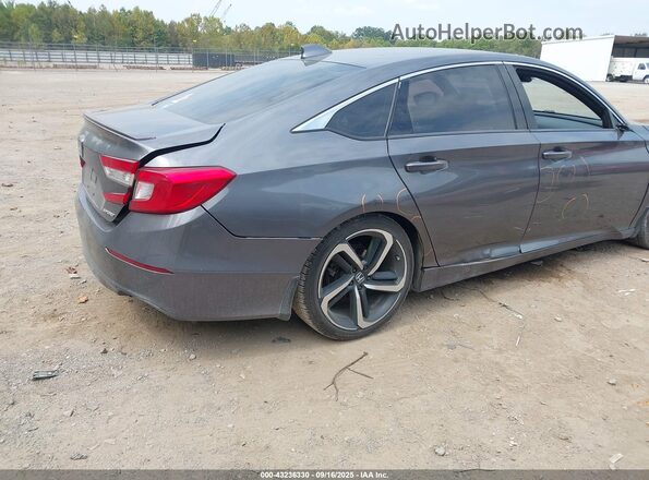 1HGCV1F38LA093923 2020 HONDA ACCORD Серый Задняя правая четверть
