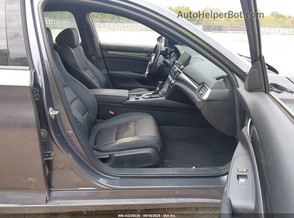 1HGCV1F38LA093923 2020 HONDA ACCORD Серый Вид салона спереди