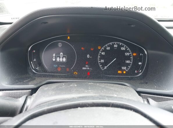 1HGCV1F38NA073643 2022 HONDA ACCORD Gray Вид задніх сидінь