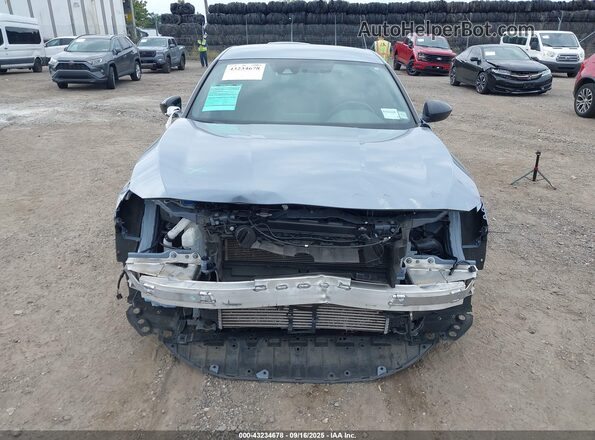 1HGCV1F38NA073643 2022 HONDA ACCORD Gray Вид спереду
