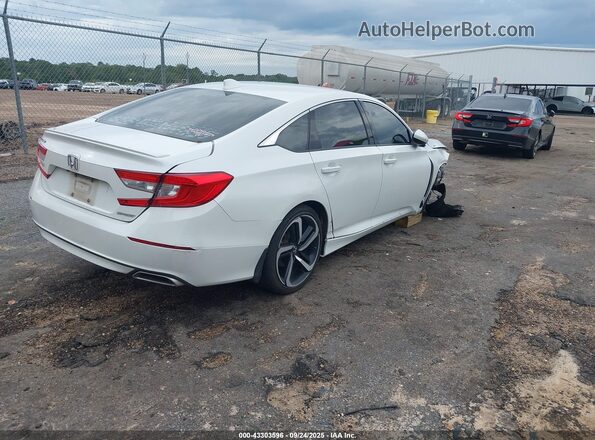 1HGCV1F39JA157125 2018 HONDA ACCORD White Tył prawy