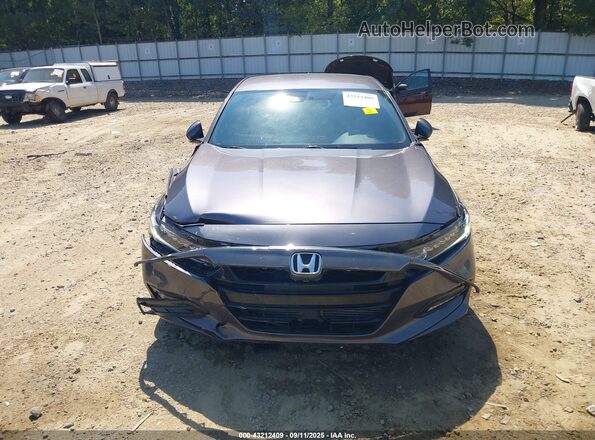 1HGCV1F3XKA069976 2019 HONDA ACCORD Gray ხელსაწყოთა პანელის ხედი