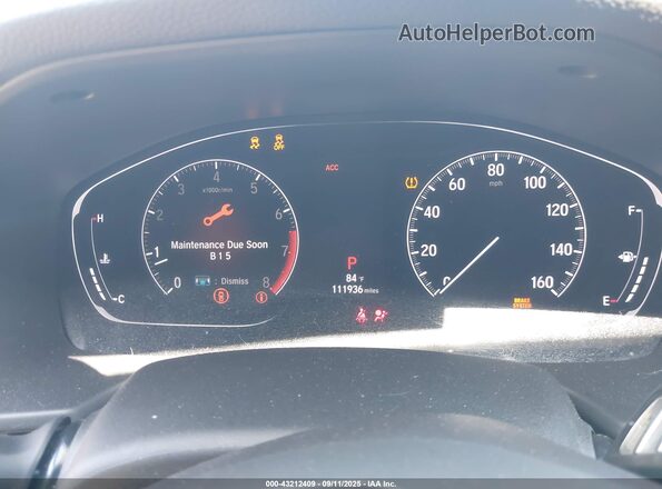 1HGCV1F3XKA069976 2019 HONDA ACCORD Gray უკანა სავარძლების ხედი