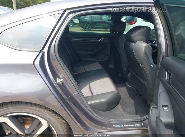 1HGCV1F3XKA069976 2019 HONDA ACCORD Gray VIN კოდის სტიკერის ხედი