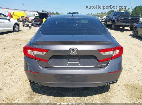 1HGCV1F3XKA069976 2019 HONDA ACCORD Gray 