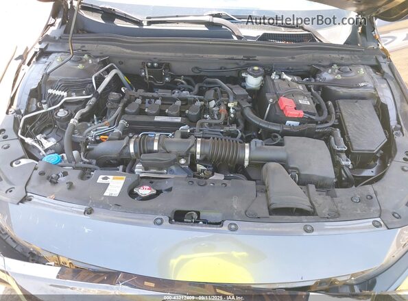 1HGCV1F3XKA069976 2019 HONDA ACCORD Gray უკანა ხედი