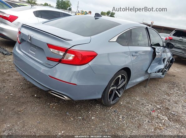 1HGCV1F3XNA106450 2022 HONDA ACCORD Синий Задняя правая четверть