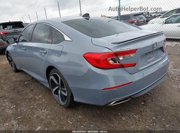 1HGCV1F3XNA106450 2022 HONDA ACCORD Синий Задняя левая четверть