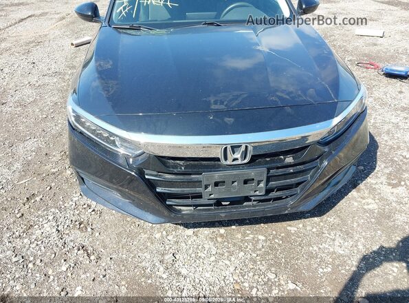 1HGCV1F40KA002845 2019 HONDA ACCORD Black Դիմացի տեսք