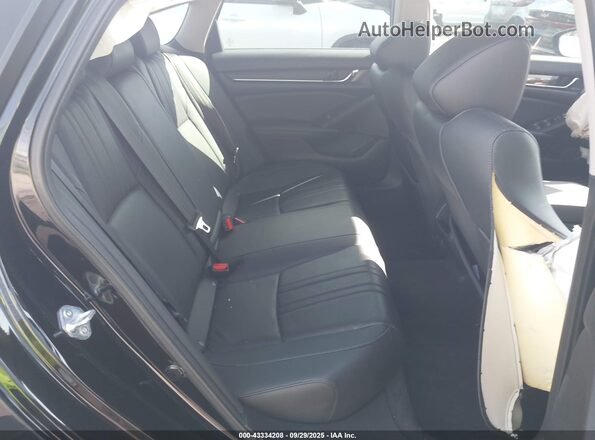 1HGCV1F41NA089000 2022 HONDA ACCORD Black Widok naklejki z numerem VIN