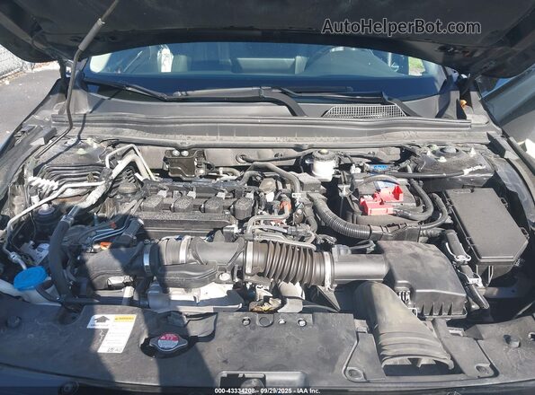 1HGCV1F41NA089000 2022 HONDA ACCORD Black Widok z tyłu