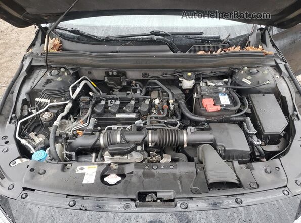 1HGCV1F42LA013699 2020 HONDA ACCORD Black Rear interior view