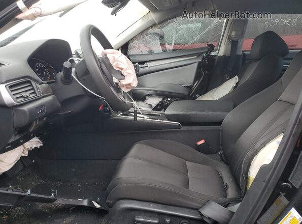 1HGCV1F42LA013699 2020 HONDA ACCORD Black Front interior view