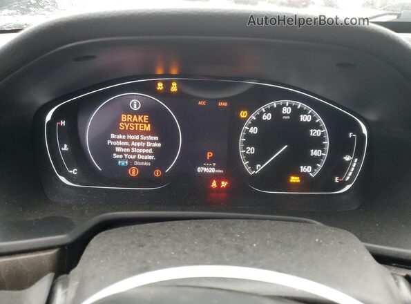 1HGCV1F42LA013699 2020 HONDA ACCORD Black Instrument cluster view