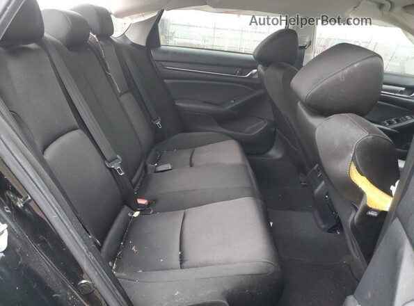 1HGCV1F42LA013699 2020 HONDA ACCORD Black Rear seats view