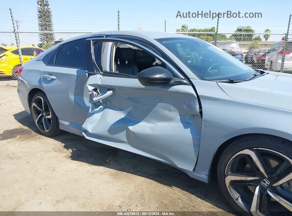 1HGCV1F42NA107763 2022 HONDA ACCORD Серый Вид спереди
