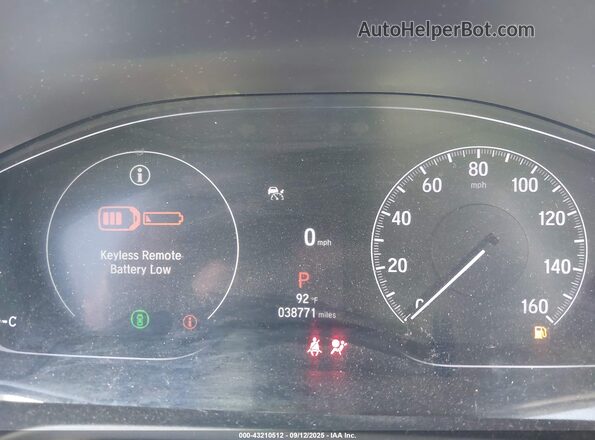 1HGCV1F42NA107763 2022 HONDA ACCORD Серый Вид задних сидений