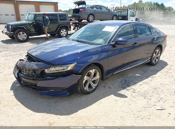 1HGCV1F46LA107553 2020 HONDA ACCORD Blue Front left