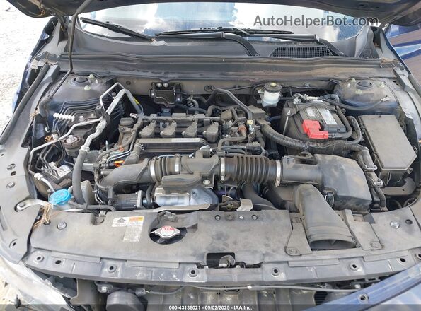 1HGCV1F46LA107553 2020 HONDA ACCORD Blue Rear view