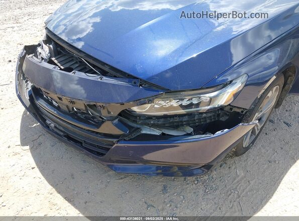 1HGCV1F46LA107553 2020 HONDA ACCORD Blue Front view