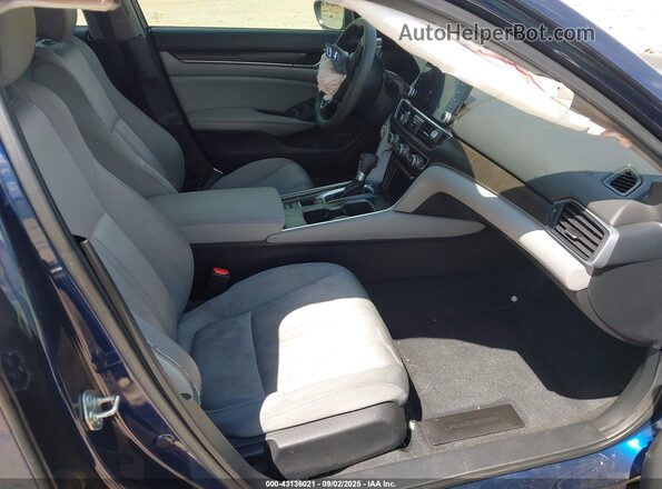 1HGCV1F46LA107553 2020 HONDA ACCORD Blue Front interior view