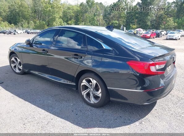 1HGCV1F52LA025697 2020 HONDA ACCORD Black Rear left