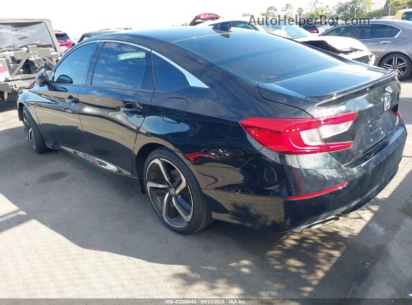 1HGCV2F30LA013164 2020 HONDA ACCORD Черный Задняя левая четверть