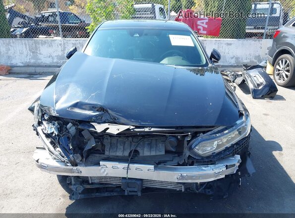1HGCV2F30LA013164 2020 HONDA ACCORD Черный Вид задней части салона