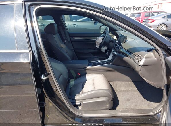 1HGCV2F30LA013164 2020 HONDA ACCORD Черный Вид салона спереди