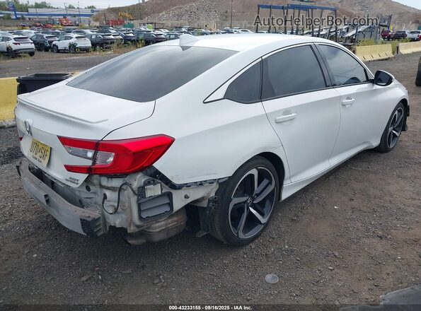 1HGCV2F34KA031441 2019 HONDA ACCORD White Задня права чверть
