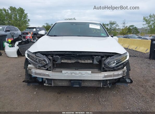 1HGCV2F34KA031441 2019 HONDA ACCORD White Вид щитка приладів