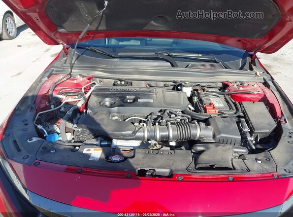 1HGCV2F35LA017727 2020 HONDA ACCORD Red უკანა ხედი