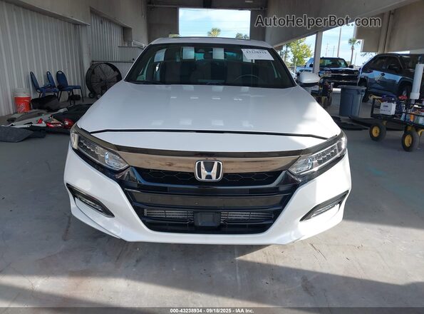 1HGCV2F35LA025245 2020 HONDA ACCORD Белый Вид задней части салона