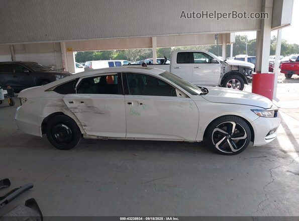 1HGCV2F35LA025245 2020 HONDA ACCORD Белый Панорамный вид салона 360°
