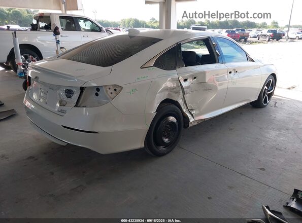 1HGCV2F35LA025245 2020 HONDA ACCORD Белый Задняя правая четверть
