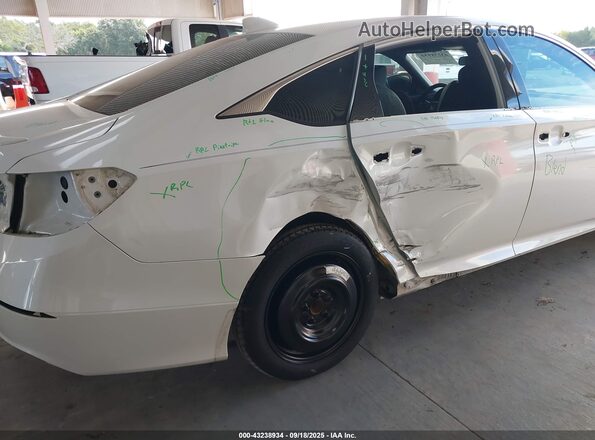 1HGCV2F35LA025245 2020 HONDA ACCORD Белый Вид спереди