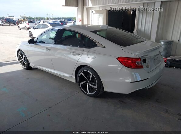 1HGCV2F35LA025245 2020 HONDA ACCORD Белый Задняя левая четверть
