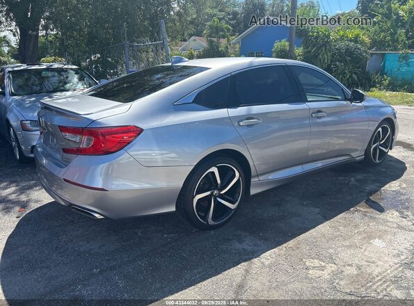 1HGCV2F36LA030700 2020 HONDA ACCORD Silver Հետևի աջ