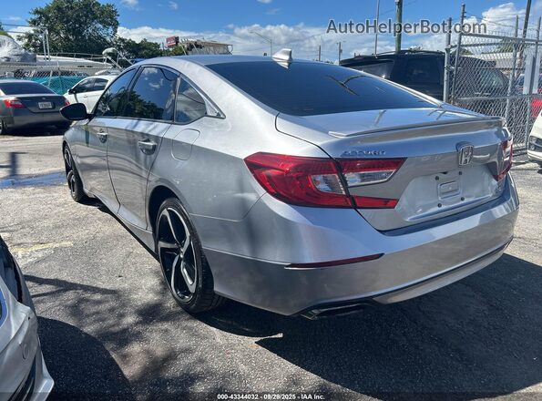 1HGCV2F36LA030700 2020 HONDA ACCORD Silver Հետևի ձախ