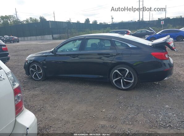 1HGCV2F39LA013213 2020 HONDA ACCORD Black Սալոնի հետևի տեսք