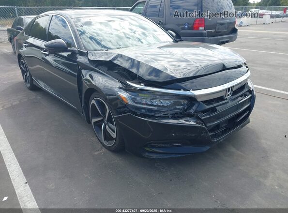 1HGCV2F90LA022810 2020 HONDA ACCORD Black Vista frontal