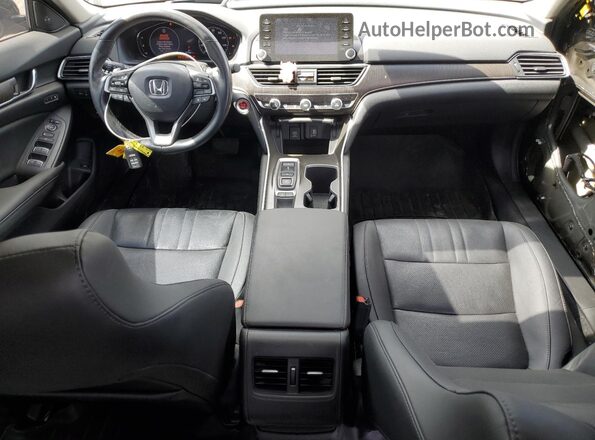 1HGCV2F96LA030507 2020 HONDA ACCORD Black Առջևի վահանակի տեսք